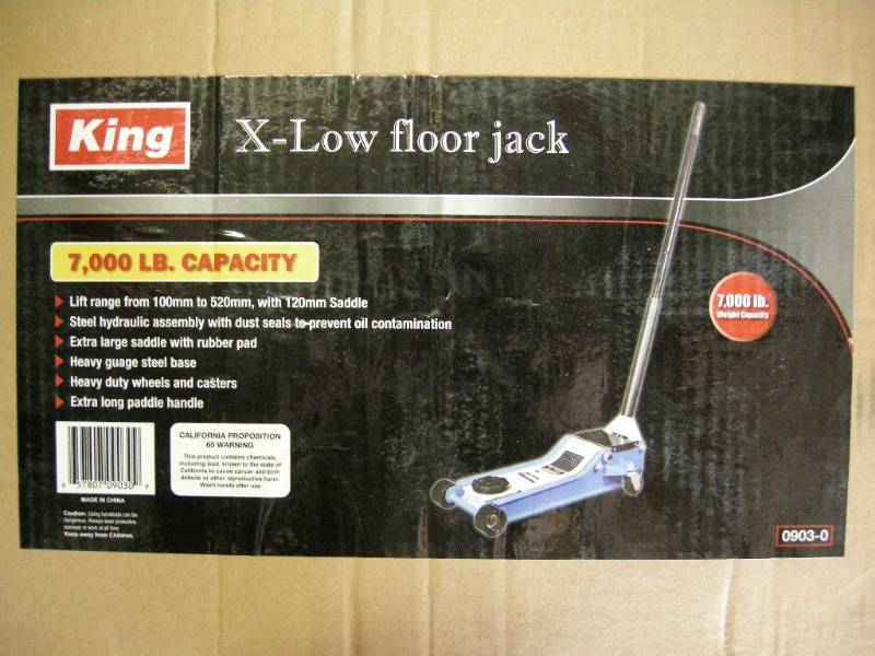King 7000lb X-Low Floor Jack