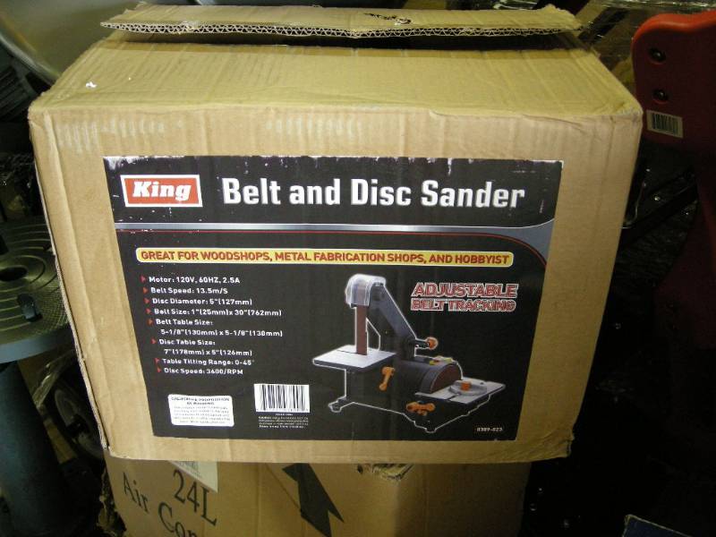 King Belt and Disc Sander