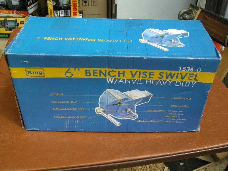 King 6 Bench Vise Swivel