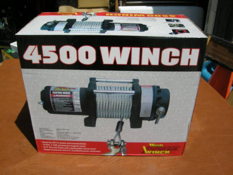 4500lb Power Winch