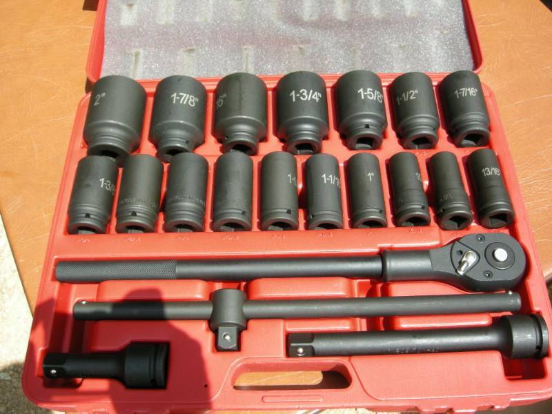 King 22pc 34 Jumbo Deep Impact Socket Set