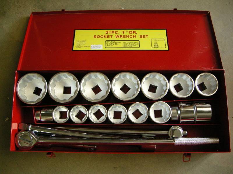 21pc 1 drive Socket Wrench Set