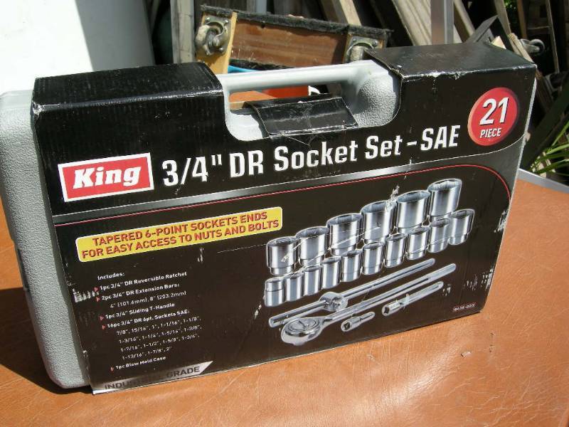 King 34 Drive Socket Set