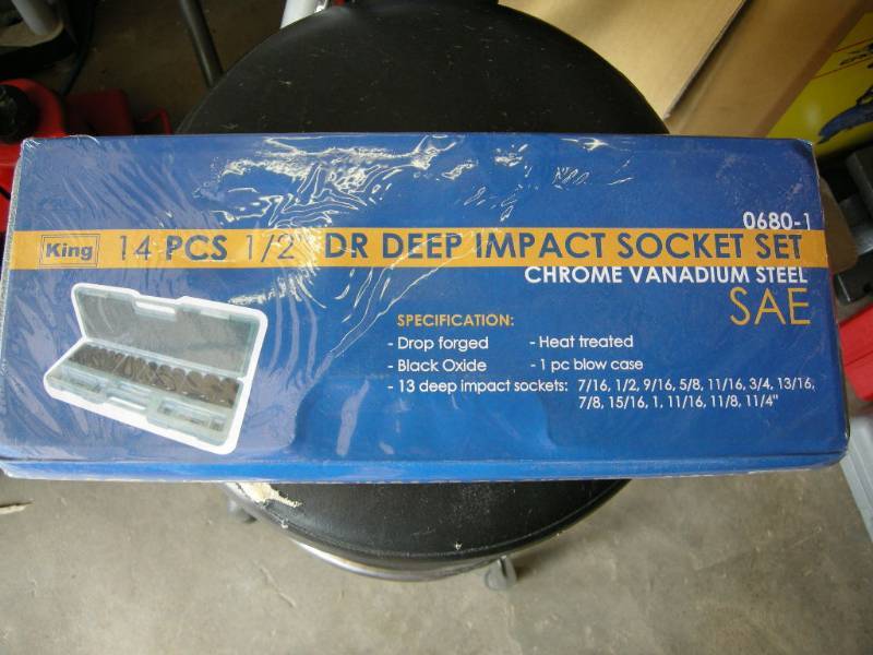 King 14pc 12 Drive Deep Impact Socket Set