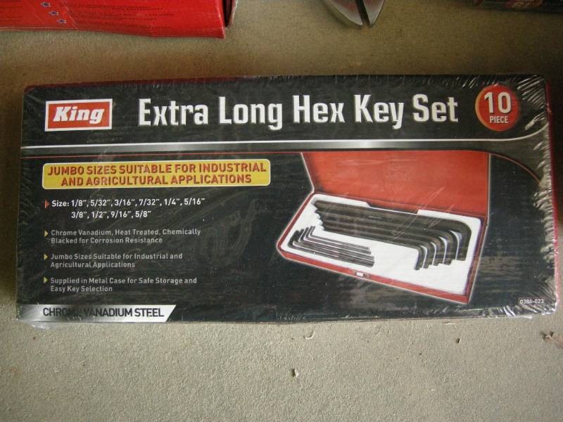 King Extra Long Hex Key Set
