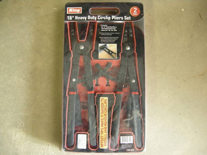 King 16 Heavy Duty Circlip Pliers Set