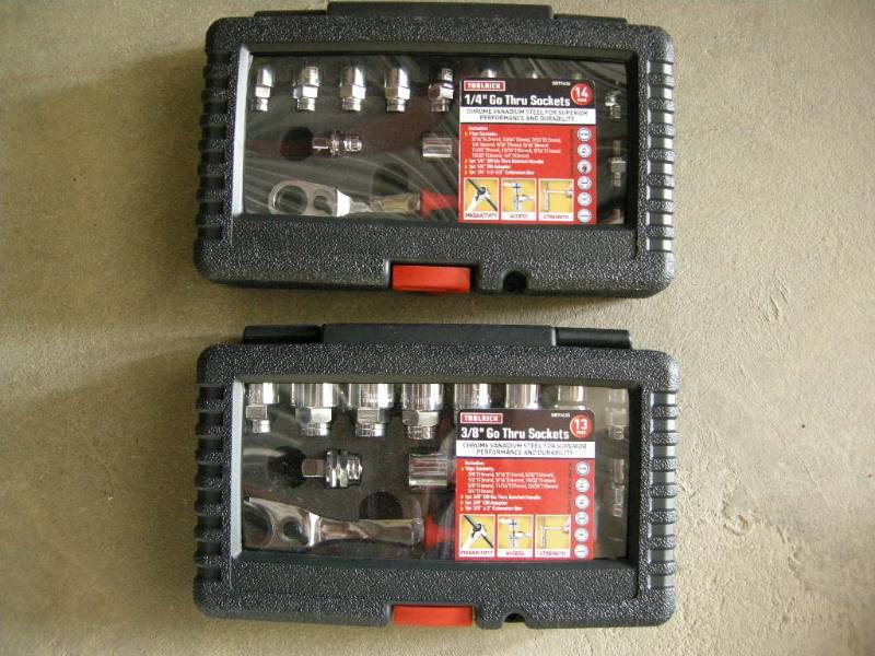 14 and 38 Go-Thru Socket Sets