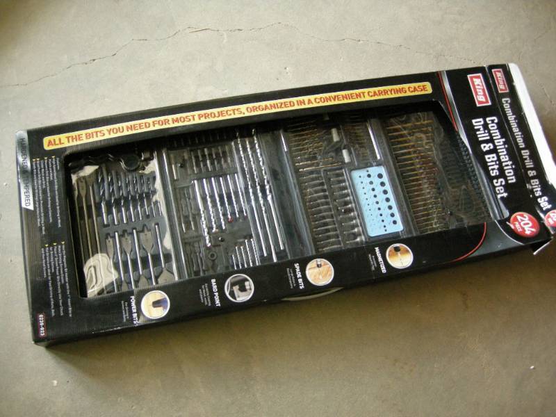 King 204pc Combination Drill & Bits Set