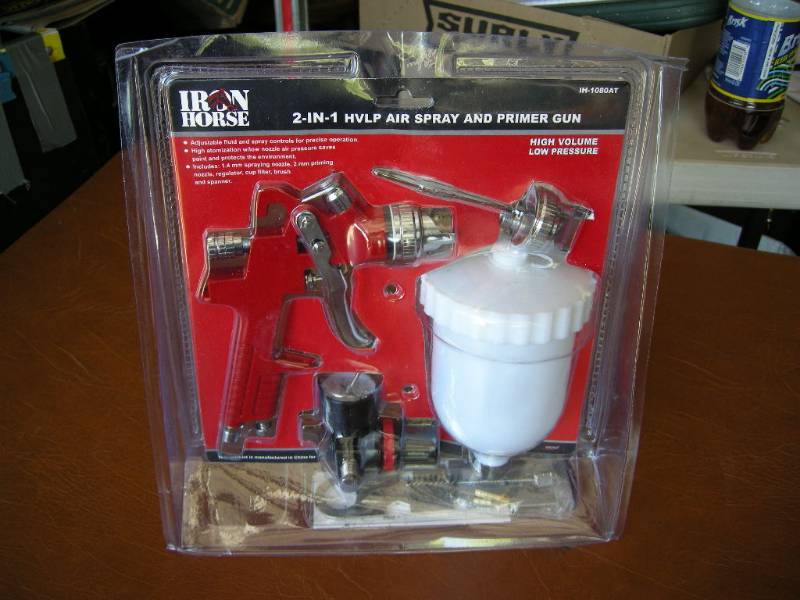 Iron Horse 2-in-1 HVLP Air Spray & Primer Gun