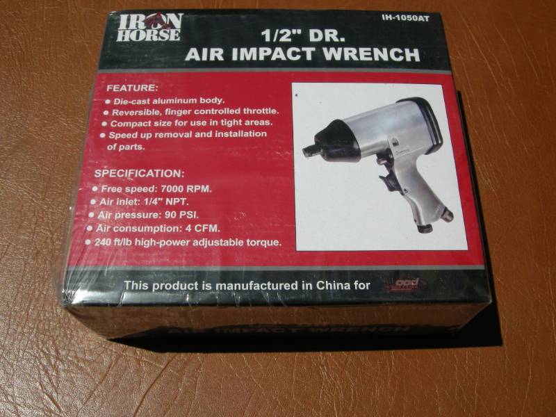 Iron Horse 12 Air Impact Wrench