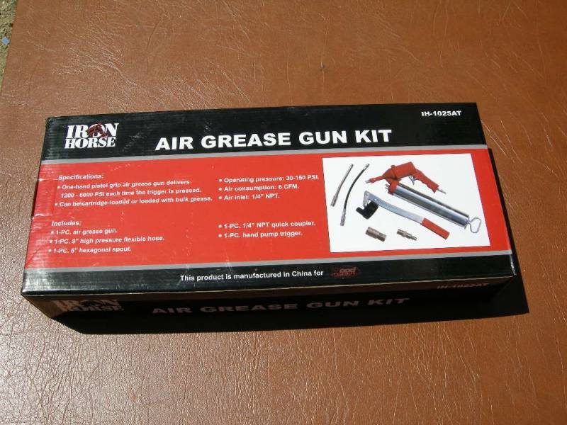 Iron Horse Air Grease Gun Kit
