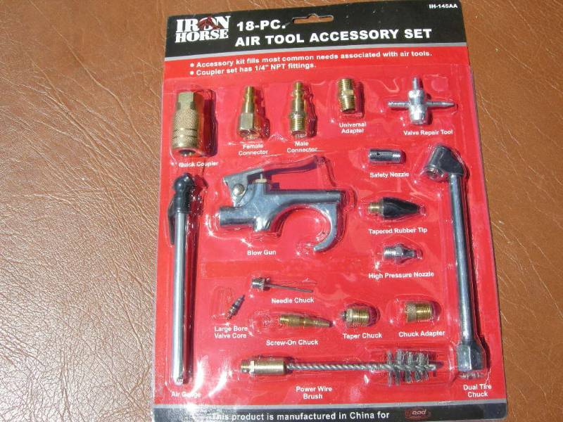 Iron Horse 18pc Air Tool Accessory Set
