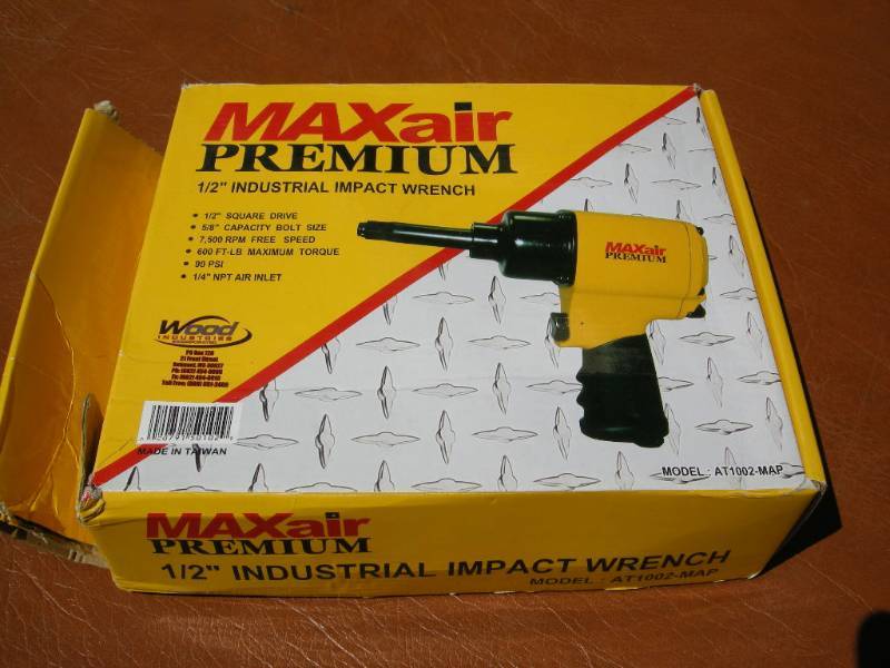 MaxAir Premium 12 Industrial Impact Wrench