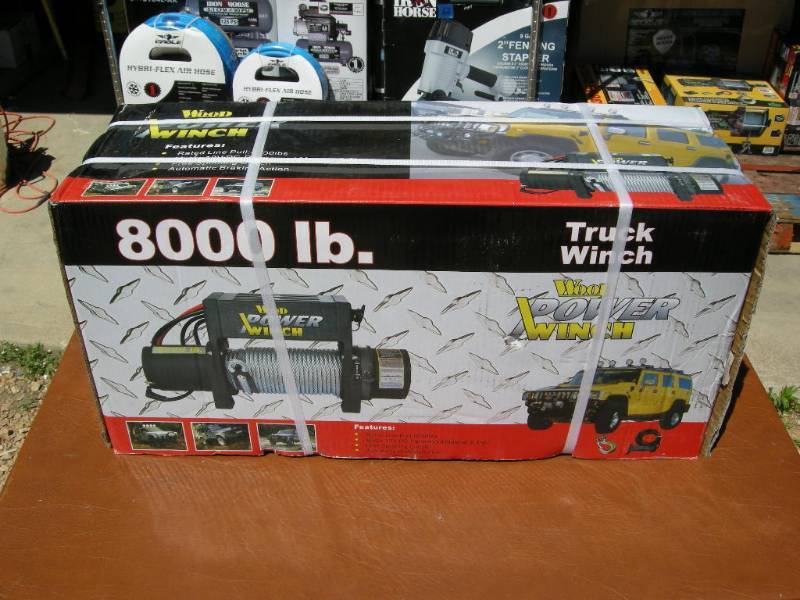 8000lb Power Truck Winch