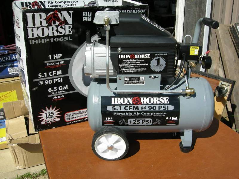 Iron Horse Air Compressor Absolute Likenew Showroom Tools