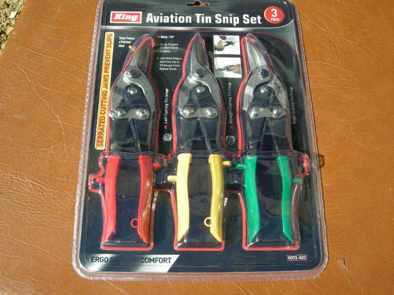 King Aviation Tin Snip Set