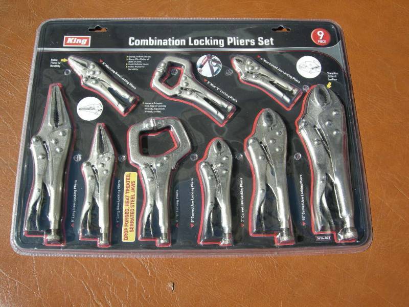 King Combination Locking Pliers Set