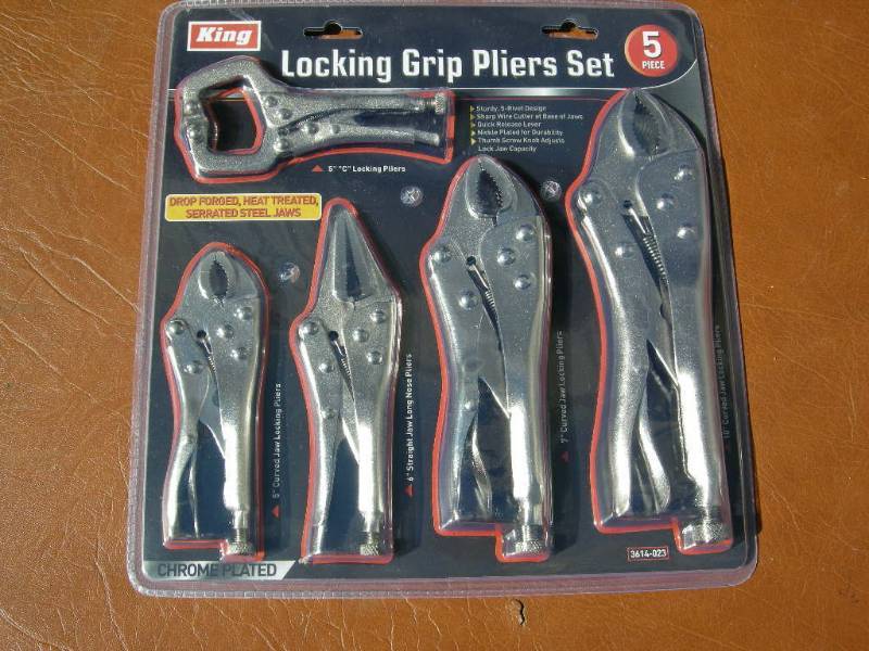 King Locking Grip Pliers Set
