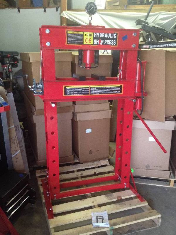 45 Ton Air Shop Press