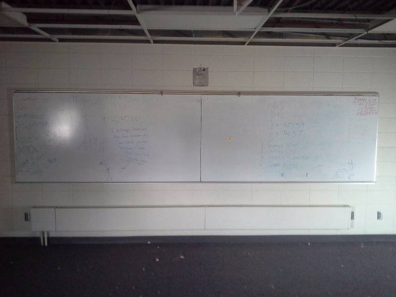 Bulletin Board and Chalk Board