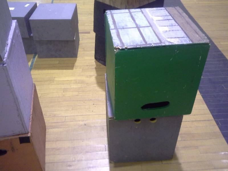 Wood JumpingStorage Boxes(5)