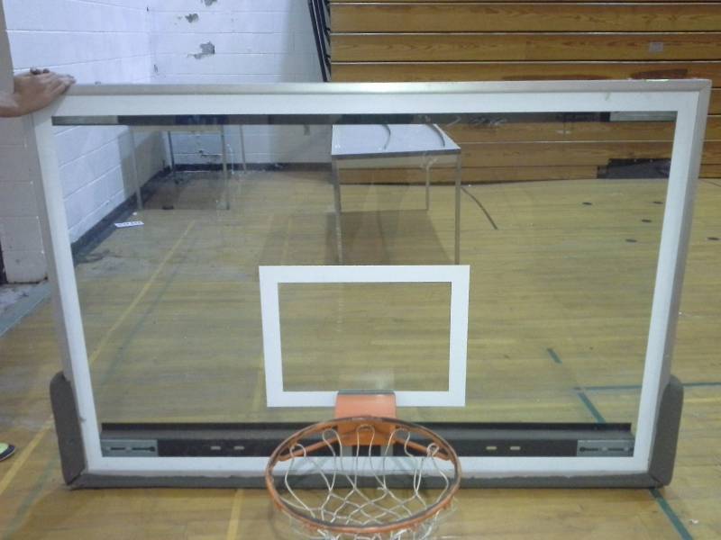 Basketball Glass Backboard and Rim