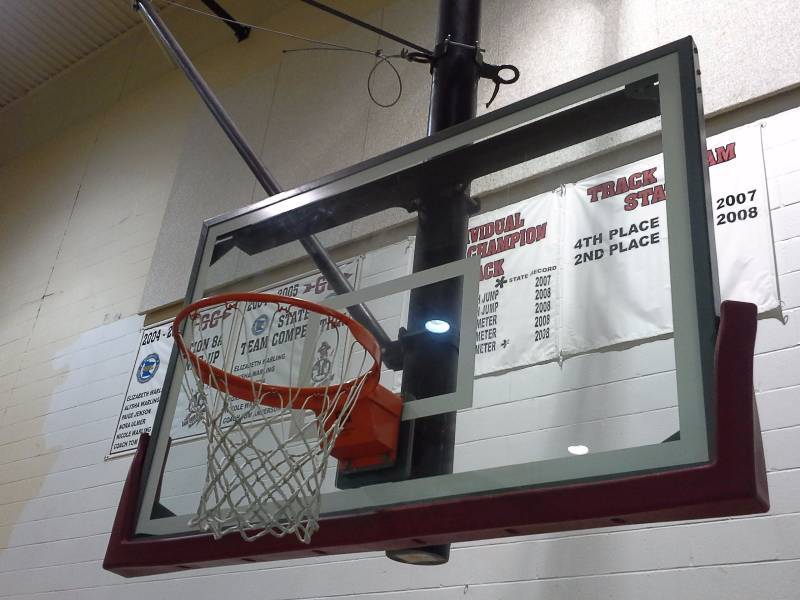 Basketball Glass Backboard and Rim