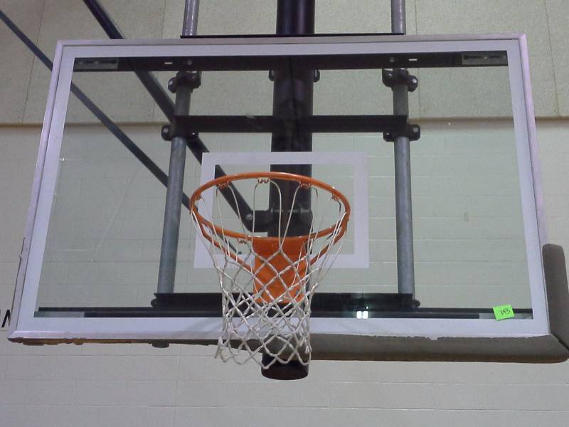 Basketball Glass Backboard and Rim