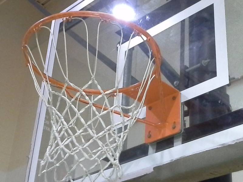 Basketball Glass Backboard and Rim | Lake Park School Auction | K-BID