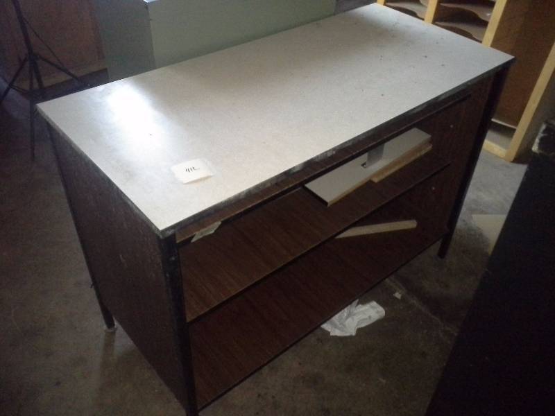 Wood Shelf with Metal Legs