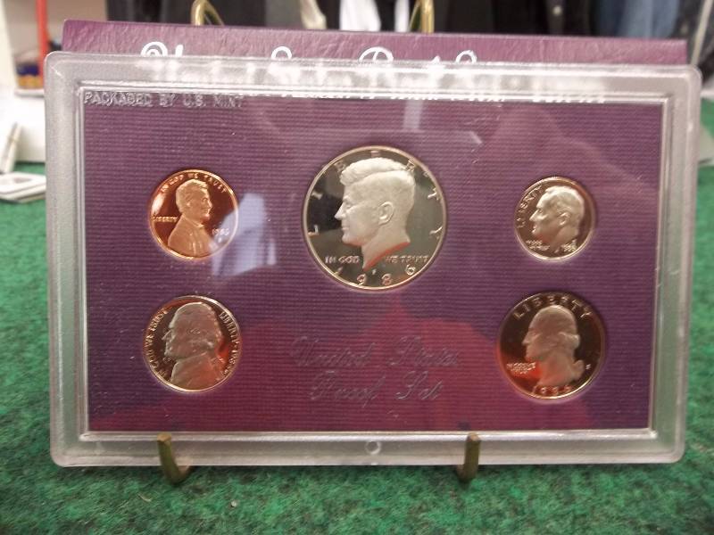 1986 US Proof Set With Case