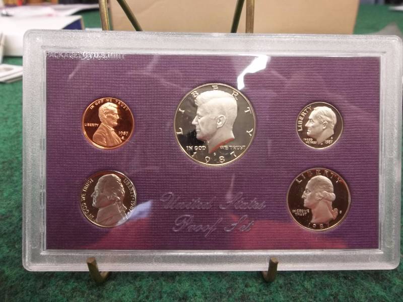 1987 US Proof Set With Case