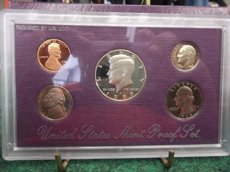 1988 US Proof Set With Case