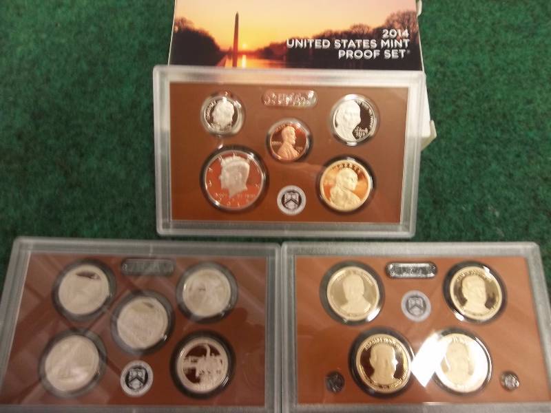 2014 US Proof Set With State Quarters & Presidential Dollars