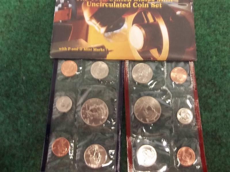1995 US Mint Unc Set P & D