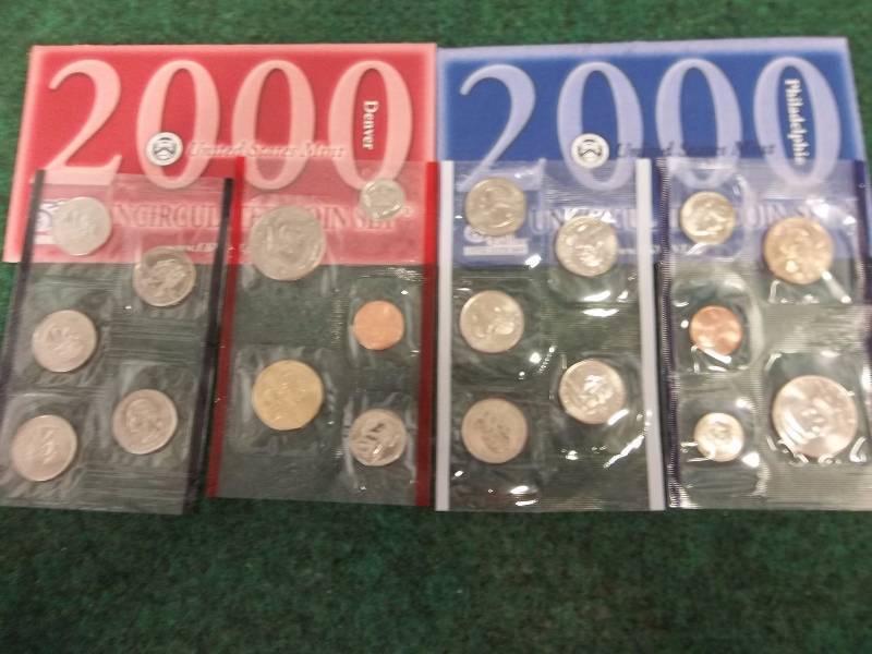 2000 US Mint Unc Set