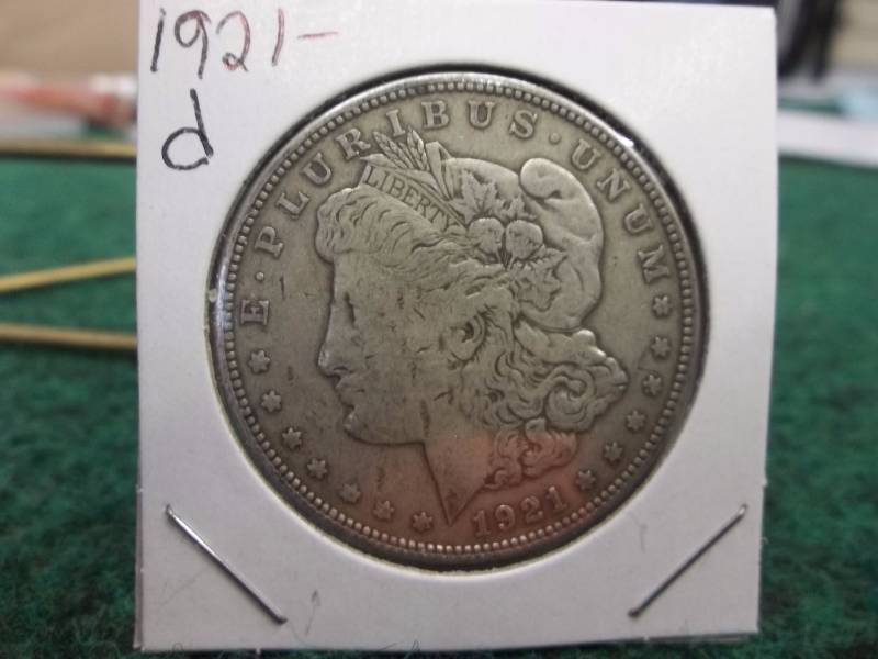1921 D Morgan Dollar