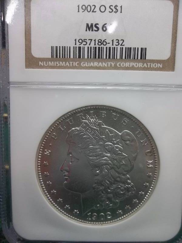 1902 O Morgan Dollar NGC MS 64