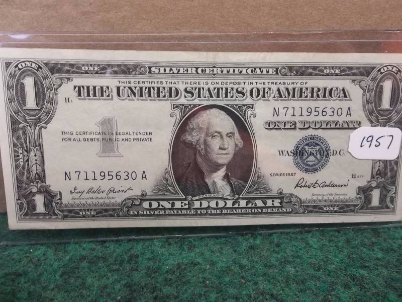 US $1 Silver Certificate Series 1957