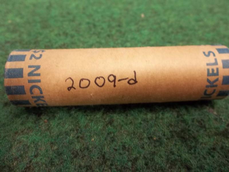 Full Roll Of 2009 D Nickels From Mint