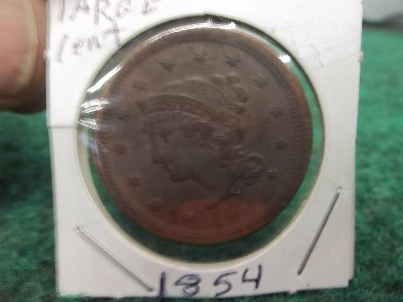 1854 Large Cent