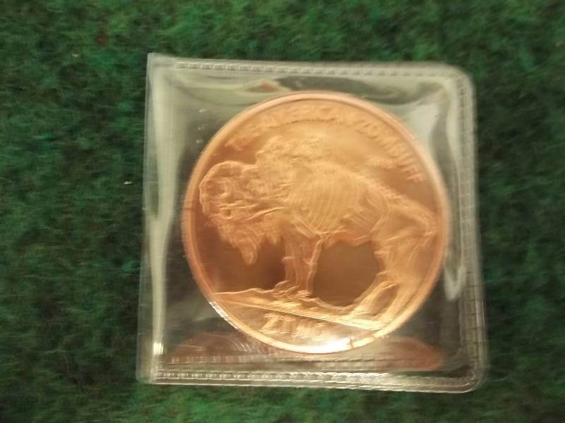1 Oz. Copper Round Commemorative .999 Fine