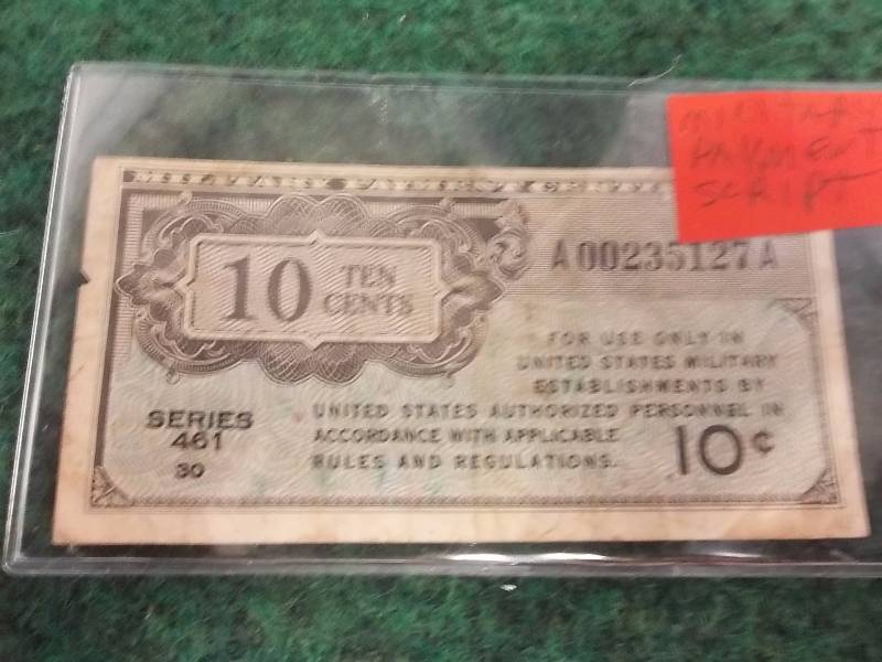 10 Cent Military Fractional Currency