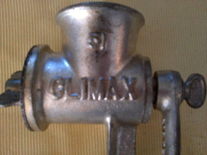 VINTAGE CLIMAX HAND MEAT GRINDER
