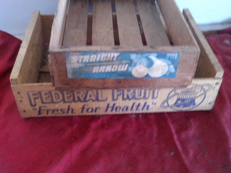 VINTAGE FRUIT CRATES