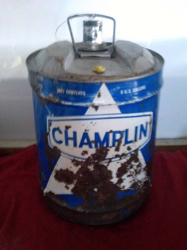5 GAL CHAMPLIN OIL CAN