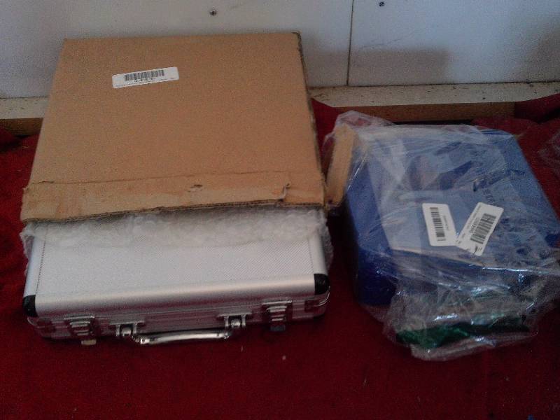 1 LOCK BOX 1 SILVER BOX