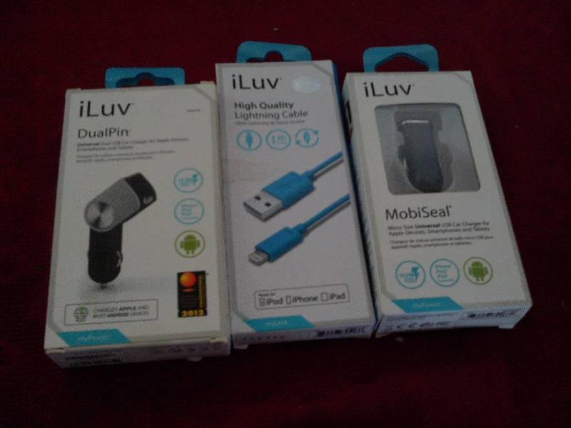 ILUV DUEL PIN ,LIGHTING CABLE,MOBI SEAL
