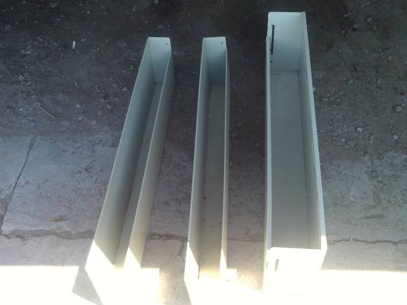 METAL WALL SHELVES