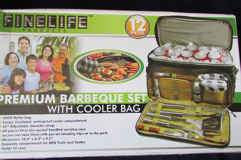 BBQ Tool Set wCooler
